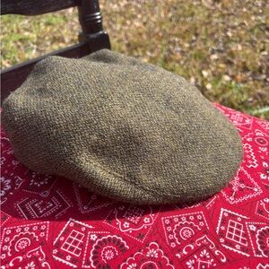 Vintage Perry Ellis Wool Flat Cap or Newboy Hat Men’s Size Large